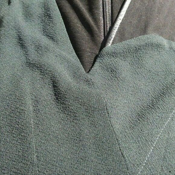 Yigal Azrouel Dress Green with Leather Trim Size 2‎ - Picture 7 of 16